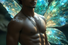 Brought to life through AI,Capturing the Pristine and Elusive Male Fairy.