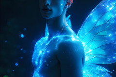 Brought to life through AI,Capturing the Pristine and Elusive Male Fairy.