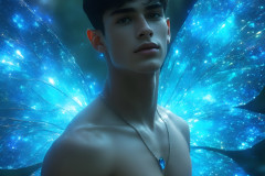 Brought to life through AI,Capturing the Pristine and Elusive Male Fairy.
