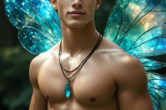 Brought to life through AI,Capturing the Pristine and Elusive Male Fairy.
