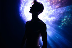 Abstract Male Art Ai Photos of Beautiful Men Enveloped by Colors