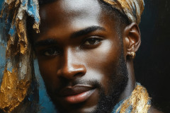 Painting Comes to Life - A Handsome Man comes to life and emerges from canvas.