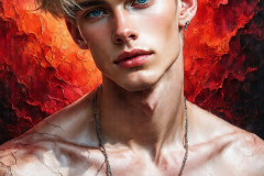 Painting Comes to Life - A Handsome Man comes to life and emerges from canvas.