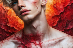 Painting Comes to Life - A Handsome Man comes to life and emerges from canvas.