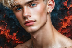 Painting Comes to Life - A Handsome Man comes to life and emerges from canvas.