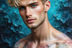 Painting Comes to Life - A Handsome Man comes to life and emerges from canvas.