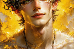 Painting Comes to Life - A Handsome Man comes to life and emerges from canvas.