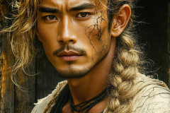 Painting Comes to Life - A Handsome Man comes to life and emerges from canvas.