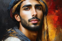 Painting Comes to Life - A Handsome Man comes to life and emerges from canvas.