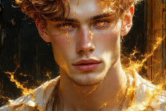 Painting Comes to Life - A Handsome Man comes to life and emerges from canvas.