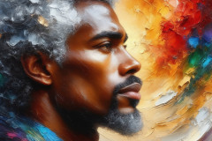 Painting Comes to Life - A Handsome Man comes to life and emerges from canvas.