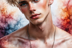 Painting Comes to Life - A Handsome Man comes to life and emerges from canvas.