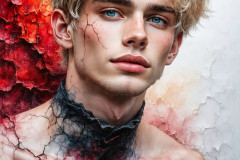 Painting Comes to Life - A Handsome Man comes to life and emerges from canvas.