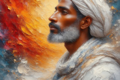 Painting Comes to Life - A Handsome Man comes to life and emerges from canvas.