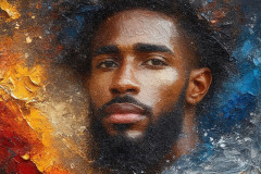 Painting Comes to Life - A Handsome Man comes to life and emerges from canvas.