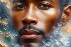 Painting Comes to Life - A Handsome Man comes to life and emerges from canvas.