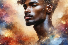 Painting Comes to Life - A Handsome Man comes to life and emerges from canvas.