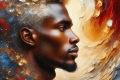 Painting Comes to Life - A Handsome Man comes to life and emerges from canvas.