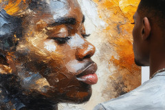 Painting Comes to Life - A Handsome Man comes to life and emerges from canvas.