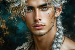 Painting Comes to Life - A Handsome Man comes to life and emerges from canvas.