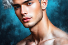 Painting Comes to Life - A Handsome Man comes to life and emerges from canvas.