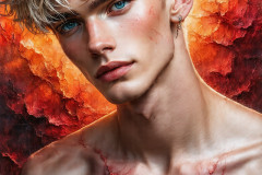 Painting Comes to Life - A Handsome Man comes to life and emerges from canvas.