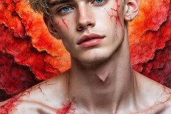 Painting Comes to Life - A Handsome Man comes to life and emerges from canvas.