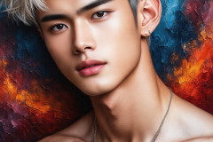 Painting Comes to Life - A Handsome Man comes to life and emerges from canvas.