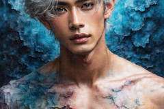 Painting Comes to Life - A Handsome Man comes to life and emerges from canvas.