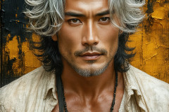 Painting Comes to Life - A Handsome Man comes to life and emerges from canvas.