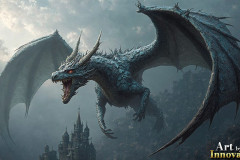 The Dragon God Bahamut Dominates the Sky, Passing Devine Judgment