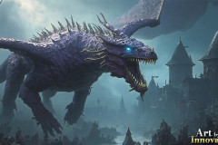 The Dragon God Bahamut Dominates the Sky, Passing Devine Judgment