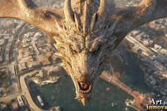 The Dragon God Bahamut Dominates the Sky, Passing Devine Judgment