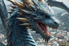 The Dragon God Bahamut Dominates the Sky, Passing Devine Judgment