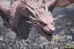 The Dragon God Bahamut Dominates the Sky, Passing Devine Judgment