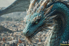 The Dragon God Bahamut Dominates the Sky, Passing Devine Judgment