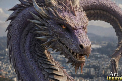 The Dragon God Bahamut Dominates the Sky, Passing Devine Judgment