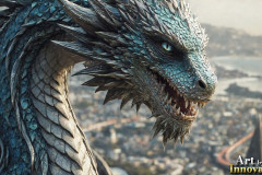 The Dragon God Bahamut Dominates the Sky, Passing Devine Judgment