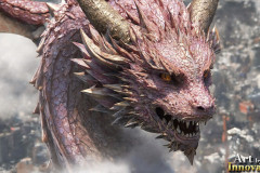 The Dragon God Bahamut Dominates the Sky, Passing Devine Judgment