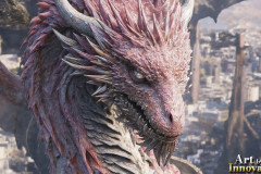 The Dragon God Bahamut Dominates the Sky, Passing Devine Judgment