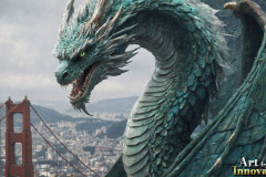 The Dragon God Bahamut Dominates the Sky, Passing Devine Judgment