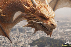 The Dragon God Bahamut Dominates the Sky, Passing Devine Judgment