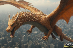 The Dragon God Bahamut Dominates the Sky, Passing Devine Judgment