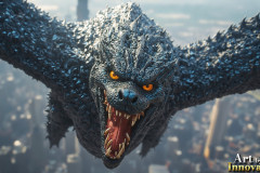 The Dragon God Bahamut Dominates the Sky, Passing Devine Judgment