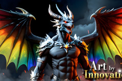 Dragon Pride, even dragons can be gay,)