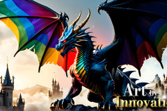 Dragon Pride, even dragons can be gay,)