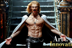 The Vampire Lestat de Lioncourt,AI Photos of The Legend Created by Anne Rice