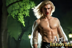 The Vampire Lestat de Lioncourt,AI Photos of The Legend Created by Anne Rice