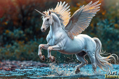Unicorns, the Myth the Legend, the Fantasy Flying Horse.