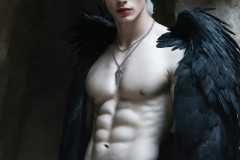 Male Vampires in Black